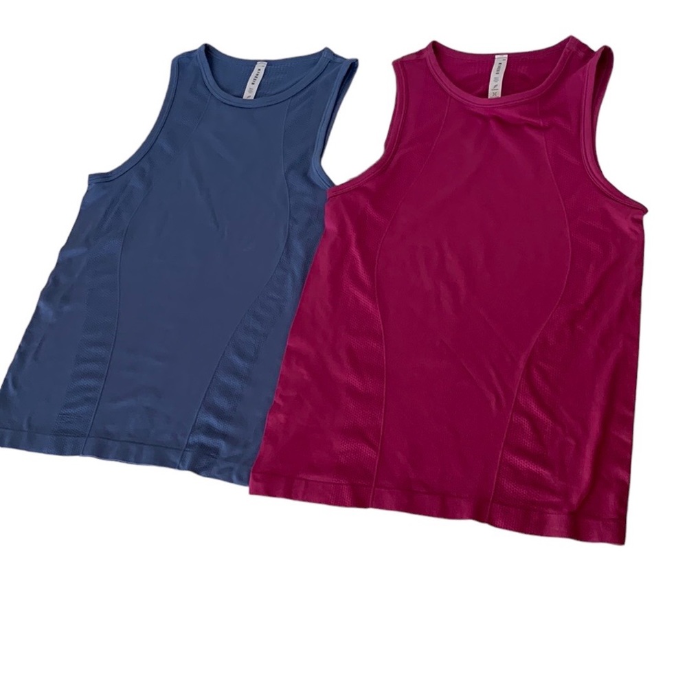 Kinesis bundle NWT tank tops , medium blue and orchid colors , XS